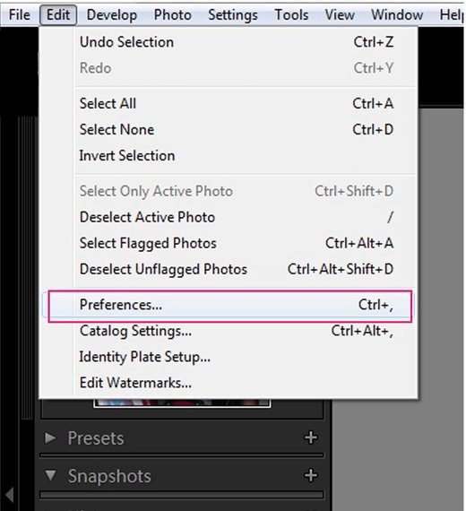 How to Install Presets Lightroom Step 1